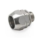COSMEC - CSM6012PAT-1216 Raccordo metallico maschio fisso per tubo in PA e treccia metallica, M16x1,5 , AD15,8