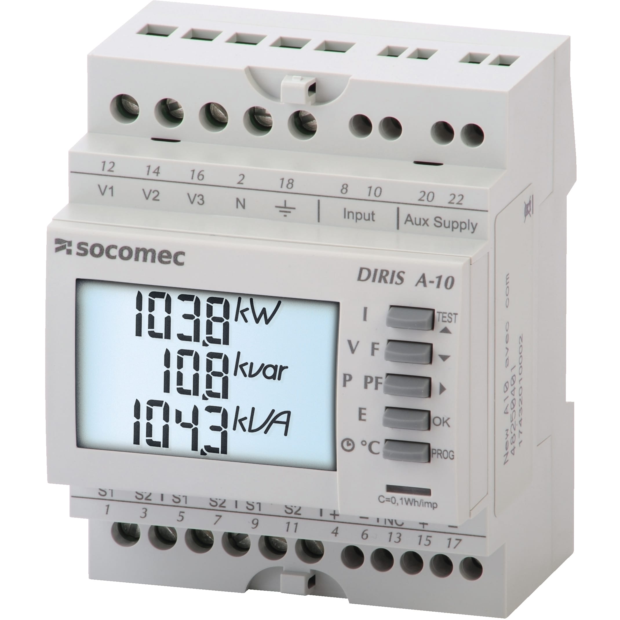 SOCOMEC - SOC48250401 DIRIS A10 CON COMUNICAZ. JBUS/MODBUS