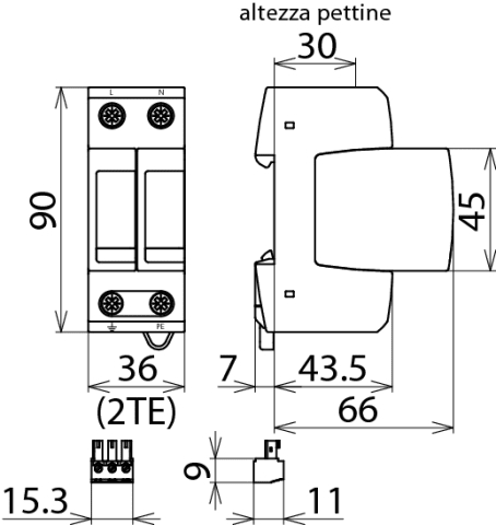 DEHN ITALIA SPA - DEH952116 uberspannungsableiter