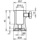 DEHN ITALIA SPA - DEH106126 Befestigungsbuchse