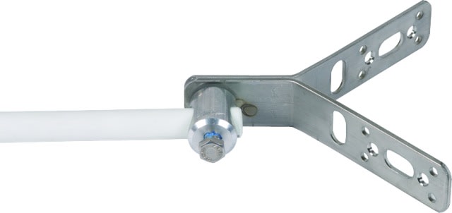 DEHN ITALIA SPA - DEH106316 Angolare di fissaggio 90 gradi INOX con perni di fiss. Al D 16,2mm per DEHNiso