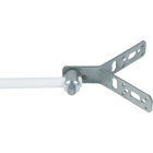 DEHN ITALIA SPA - DEH106316 Angolare di fissaggio 90 gradi INOX con perni di fiss. Al D 16,2mm per DEHNiso