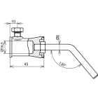 DEHN ITALIA SPA - DEH106342 ADATTATORE DI FISSAGGIO INOX A 130 GRADI