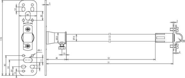 DEHN ITALIA SPA - DEH106120 Distanzhalter f.Rd 16mm