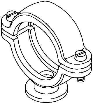 OBO BETTERMANN - OBO2130548 2960 54 M6 LGR CLIP BASE ISO