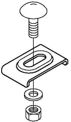 OBO BETTERMANN - OBO6017061 GKT 38 FT CLIP FISSAGGIO PASS GRIGLIATA