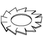 OBO BETTERMANN - OBO3404080 SWS M8 G RONDELLA DENTELLATA