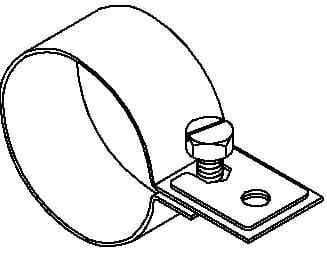 OBO BETTERMANN - OBO5350700 301 CU-100 SUPPORTO PLUVIALE