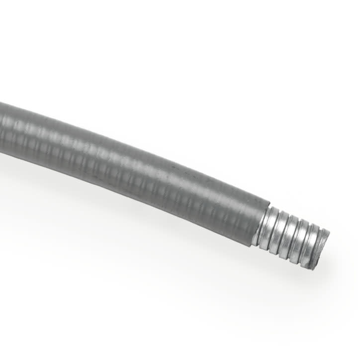 COSMEC - CSM6070-22 Tubo flessibile metallico, rivestito in PVC liscio, aggraf. rinforz., diam. 20,5x27 mm, AD21, grigio