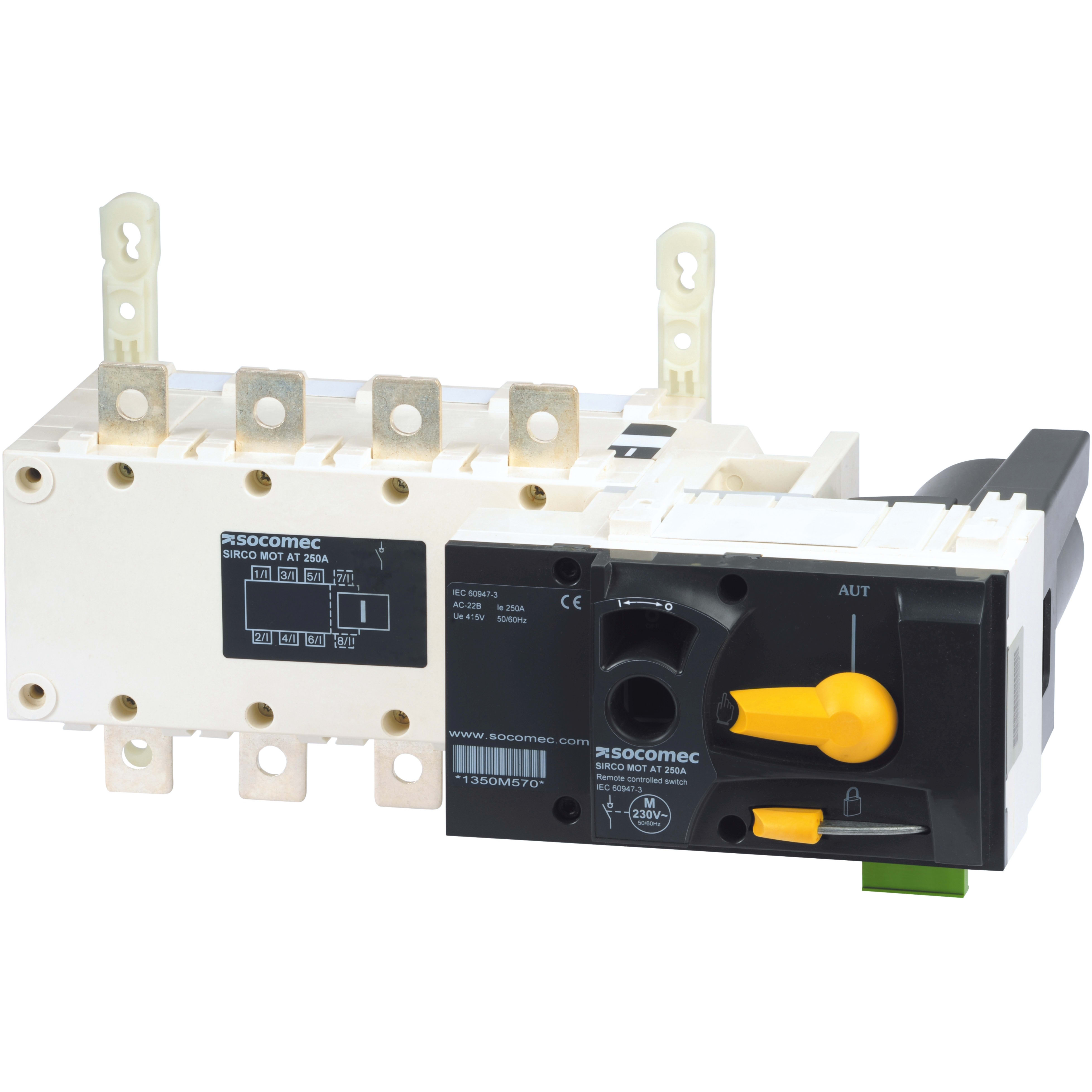 SOCOMEC - SOC99154025 SIRCO MOT AT 4X250A F 230VAC