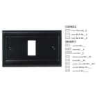 MASTER SRL - MST60I201 INSERTO LACCATO NERO 1 FORO
