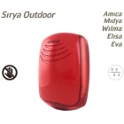 COMBIVOX SRL - CMB61.049 SIRYA OUTDOOR ROSSA LAMPEGGIANTE ROSSO