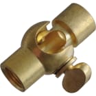 LE PROLUNGHE SAS - PRG610 SNODO OTTONATO 29/36MM FEM/FEM (M 10X1)