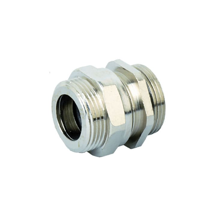 COSMEC - CSM6118-3240M Adattatore pressacavo in ottone nichelato, filetti M32x1,5 - M40x1,5 mm, serr. cavo 20-27 mm, IP68