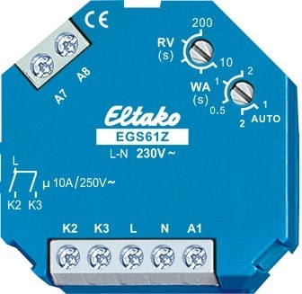 ELTAKO - EAK61200430 IMPULSE GROUP SWITCH, 1 + 1 NO 10A