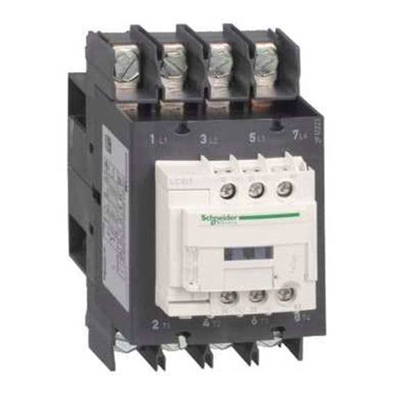 SCHNEIDER ELECTRIC - SNRLC1DT60AK7 Contattore TeSys LC1D - 4 poli - AC1- 440V AC - 60A - 100V AC