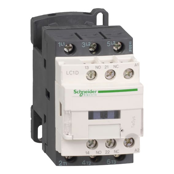 SCHNEIDER ELECTRIC - SNRLC1D38M7 Contattore TeSys LC1D - 3 poli - AC3 440V 38 A - 220 V AC