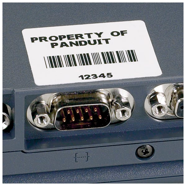 PANDUIT - PANC150X075YJC ETICHETTA BIANCA IN POLIESTERE, 500/CASS