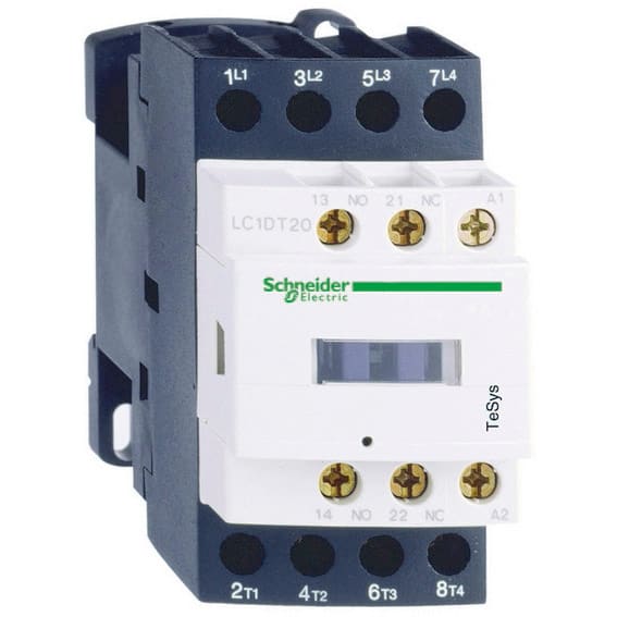 SCHNEIDER ELECTRIC - SNRLC1D098M7 CONTATTORE 9A 220VAC 2+2P