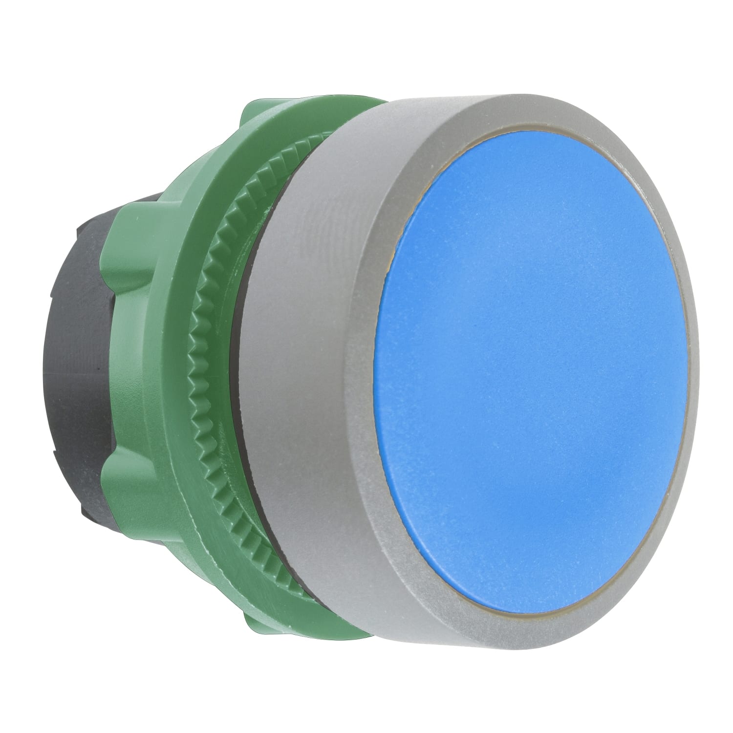 SCHNEIDER ELECTRIC - SNRZB5AH06C0 TESTA PULSANTE BLU GHIERA GRIGIA