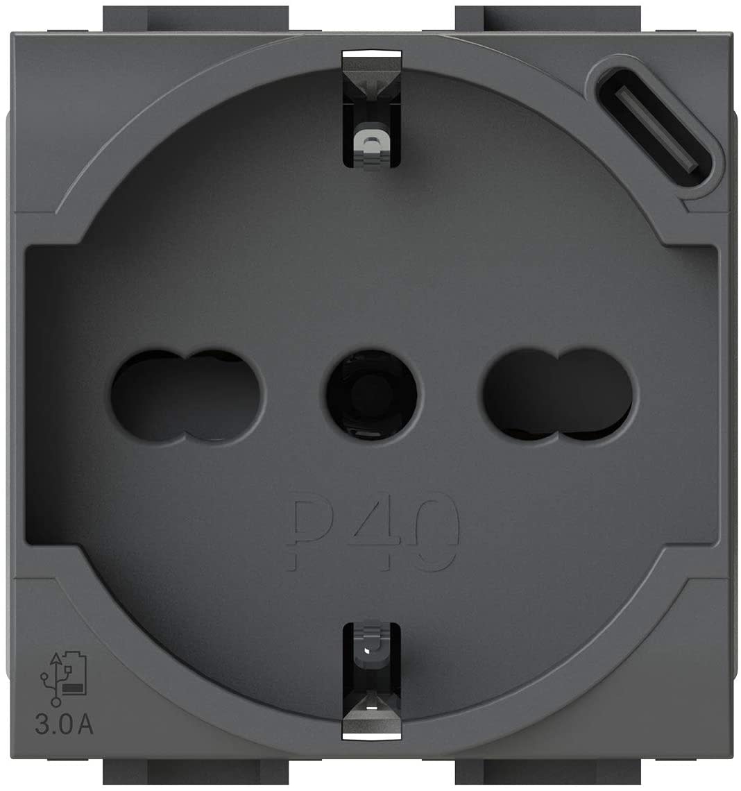 4 BOX SRL - 4BX4B.L.P40.USB P40 USB 3.0 BT Livinglight Antracite