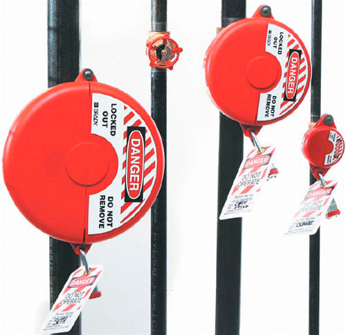 BRADY ITALIA - MOD065561 GATE VALVE LOCKOUTS GVLO 2.5-5 - 1 PEZZI