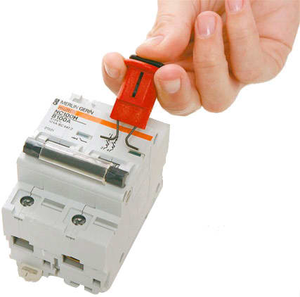 BRADY ITALIA - MOD090844 ELEC. CIRCUIT BREAKER L/O EURO - 1 PEZZI