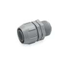 COSMEC - CSM6188-3240N Raccordo per tubo flessibile in PVC, filettatura M40x1,5 con ghiera, nero, AD32
