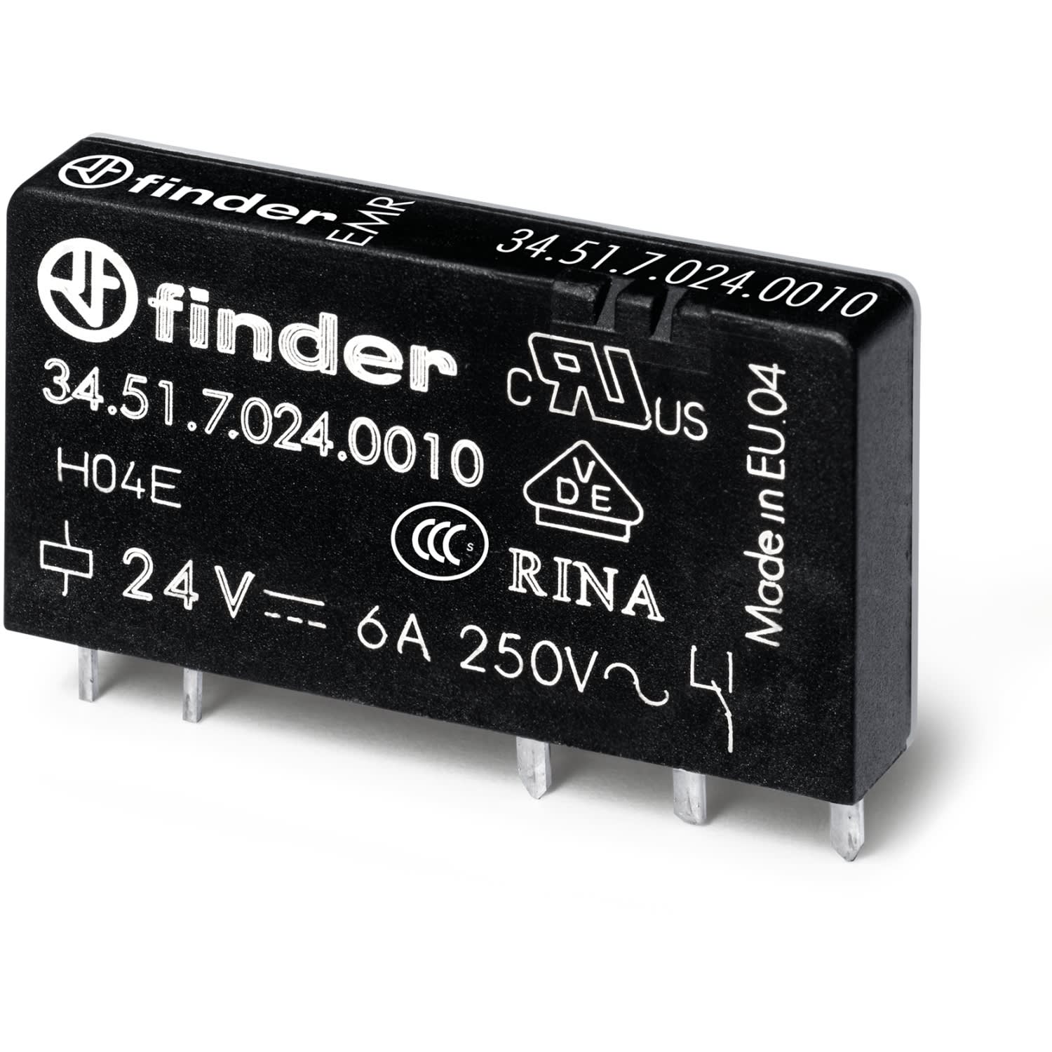 FINDER SPA - FIN345170125310 MINI RELÈ PER C.S. EMR 1CONTATTO 6A