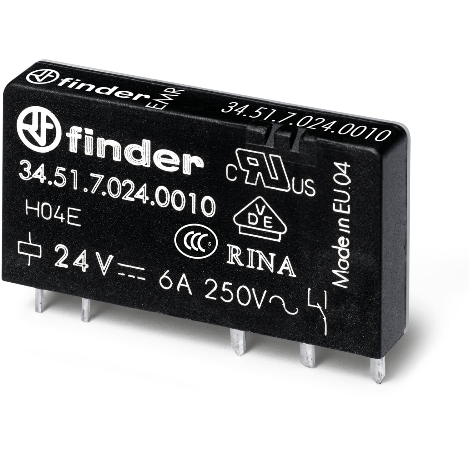 FINDER SPA - FIN345170125310 MINI RELE PER C.S. EMR 1CONTATTO 6A
