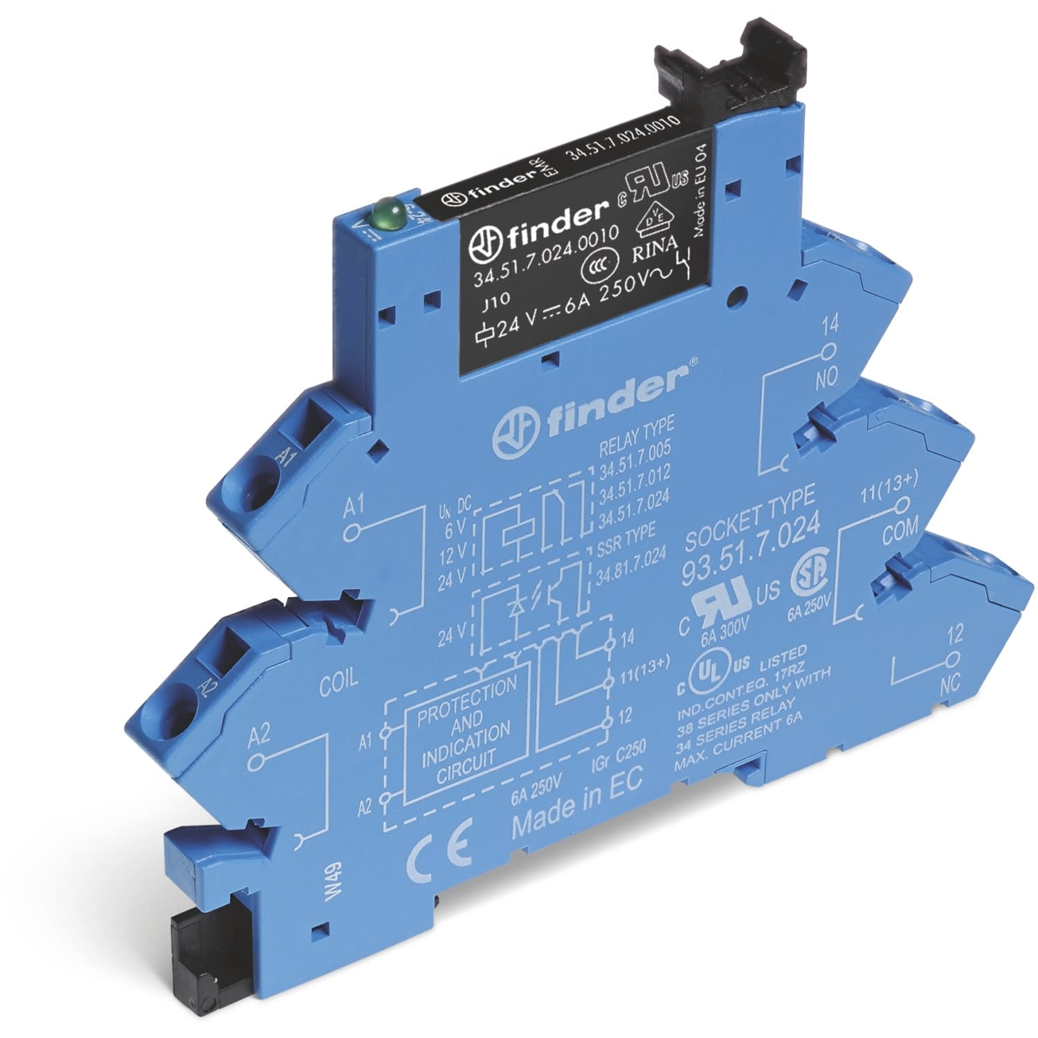 FINDER SPA - FIN386100124060 INTERFACCIA MODULARE EMR 1CO MORS.MOLLA