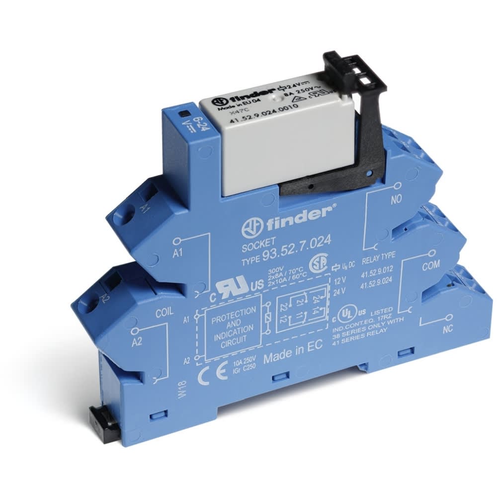 FINDER SPA - FIN386200480060 INTERFACCIA MODULARE EMR 2CO MORS.MOLLA