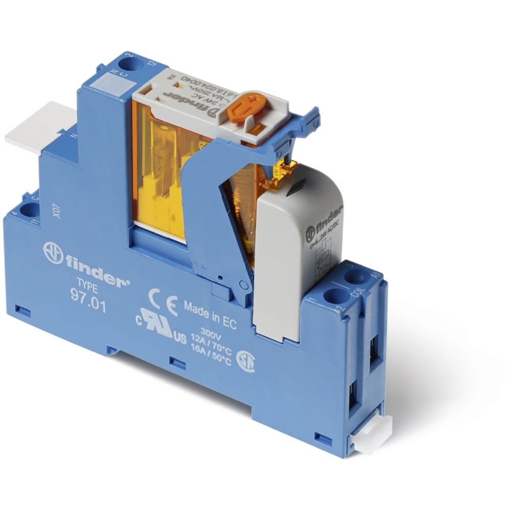 FINDER SPA - FIN4C0181200060SPA INTERFACCIA MODULARE A RELE 1 CONTATTO