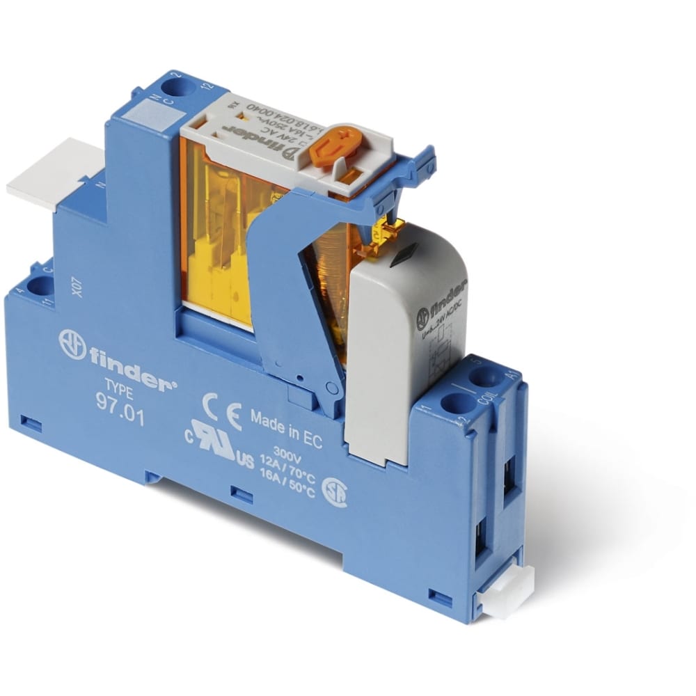 FINDER SPA - FIN4C0181200060SPA INTERFACCIA MODULARE A RELE 1 CONTATTO