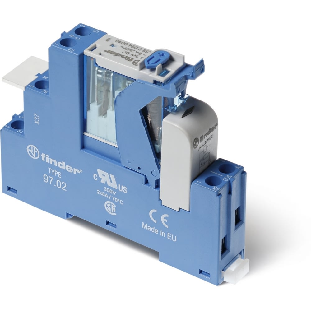 FINDER SPA - FIN4C0280480060SPA INTERFACCIA MODULARE A RELE 2 CONTATTI