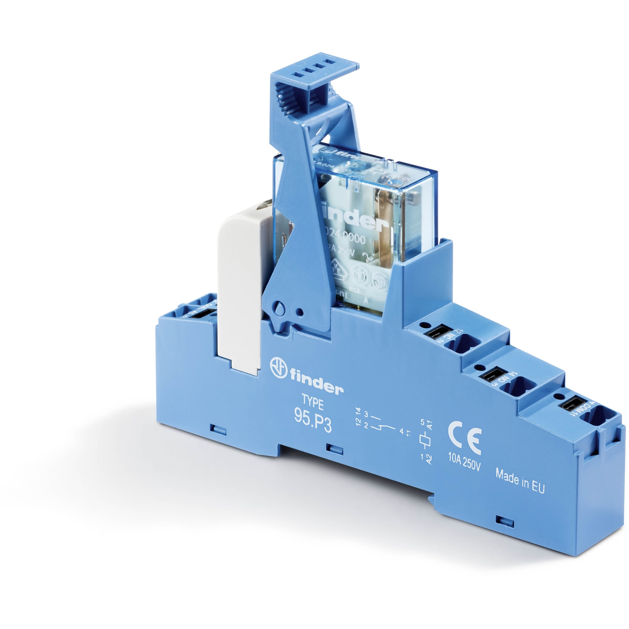FINDER SPA - FIN48P370120050SPA INTERFACCIA MOD A RELE 1 CONTATTO PUSH-