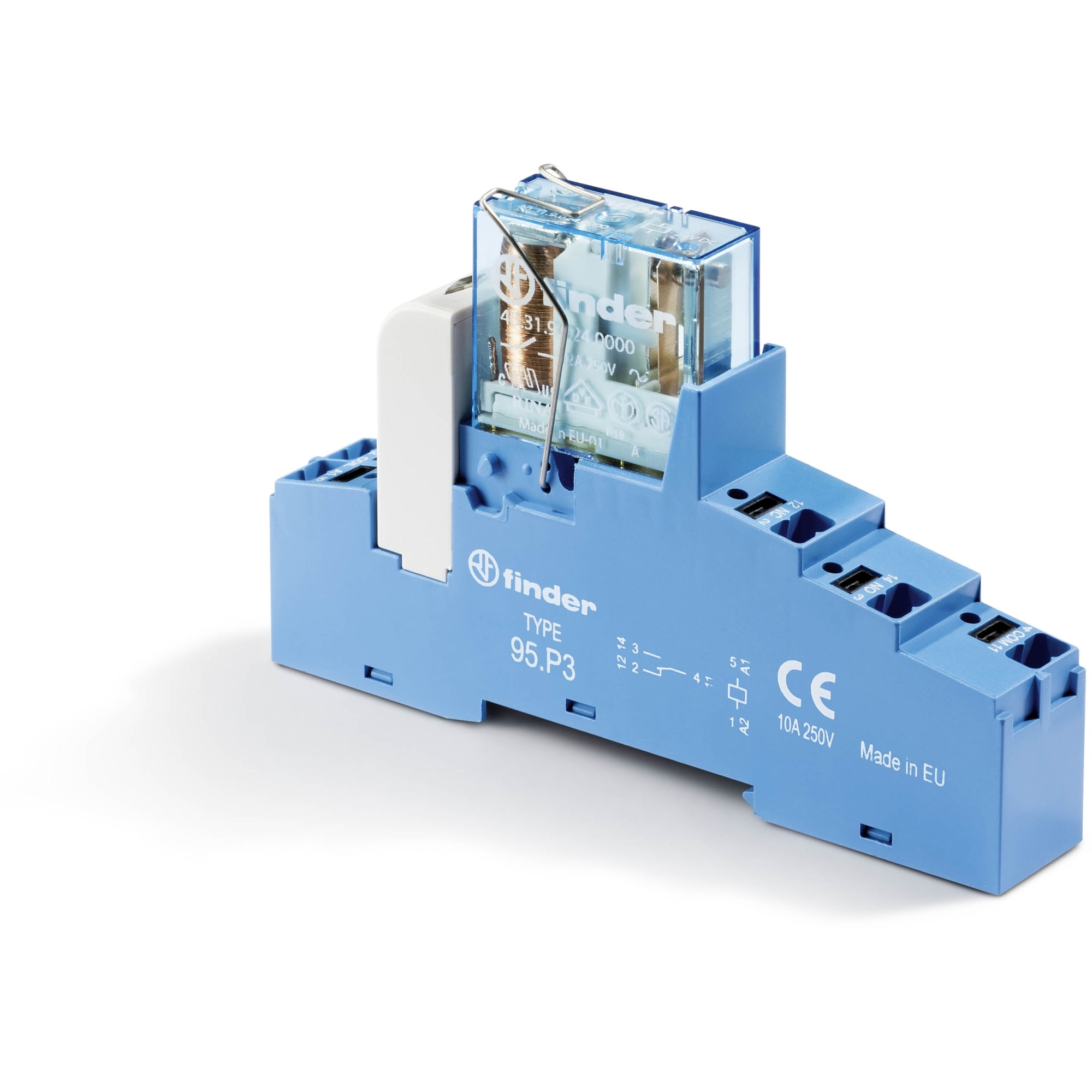 FINDER SPA - FIN48P380240060SMA INTERFACCIA MOD A RELE 1 CONTATTO PUSH-