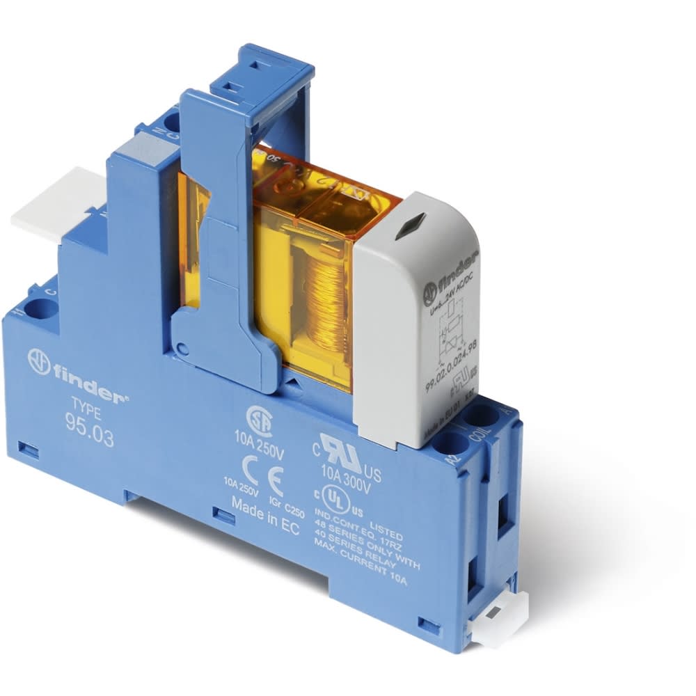 FINDER SPA - FIN483180480060SMA INTERFACCIA MODULARE A RELÈ 1 CONTATTO
