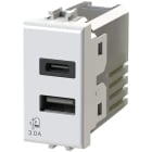 4 BOX SRL - 4BX4B.AM.USB.30 USB 3.0 BTICINO MATIX BIANCA