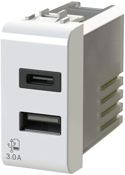 4 BOX SRL - 4BX4B.G10.USB.30 USB 3.0 GEWISS CHORUS BIANCA