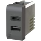 4 BOX SRL - 4BX4B.L.USB.30 USB 3.0 BT LIVINGLIGHT ANTRACITE