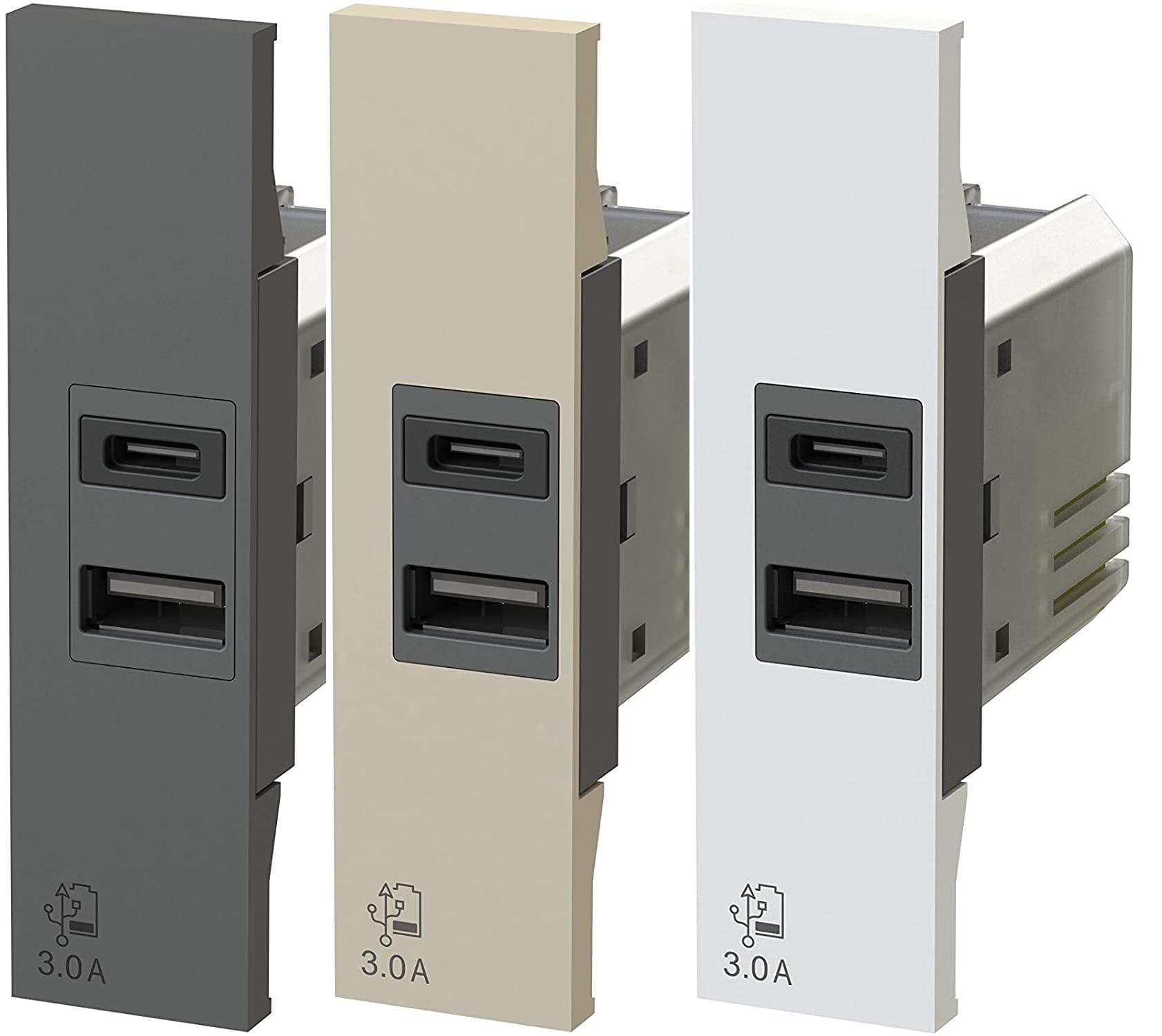 4 BOX SRL - 4BX4B.K.USB.30 USB 3.0 BTICINO LIVINGNOW 3 COVER