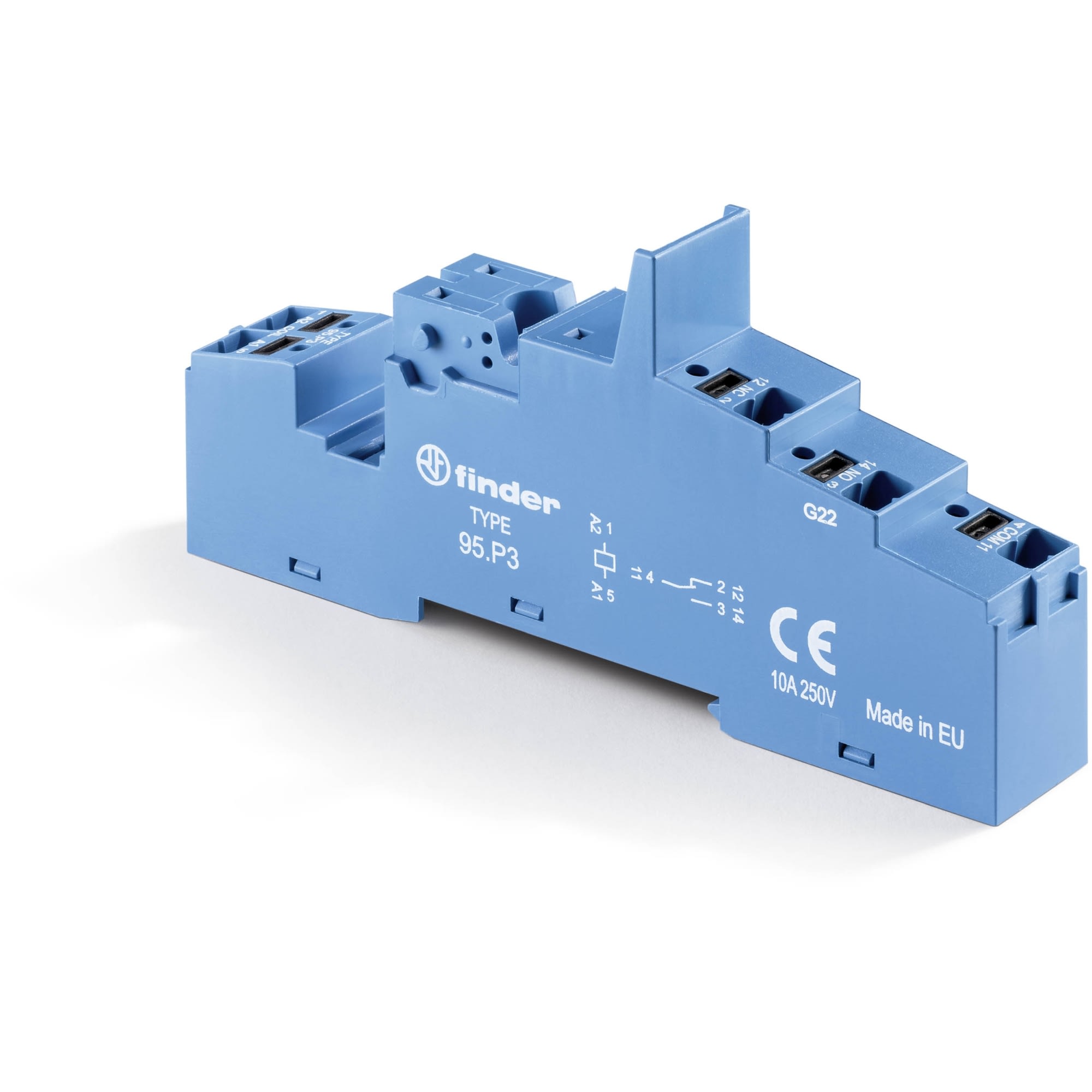 FINDER SPA - FIN95P3SMA ZOCCOLO MORSETTI PUSH-IN 1P S.40/41