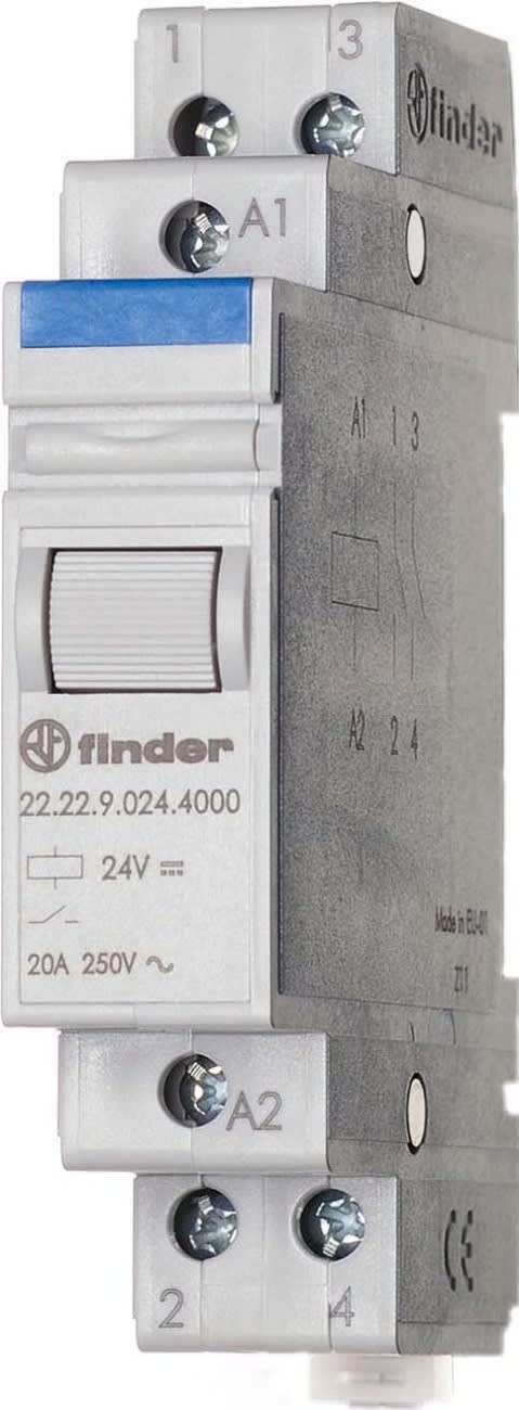 FINDER SPA - FIN222290124000 RELÈ MONOSTABILE 17.5MM 2NO 20A