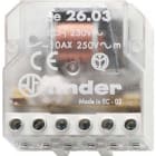FINDER SPA - FIN260380240000 RELÈ AD IMPULSI PANNELLO 1NO+1NC 10A