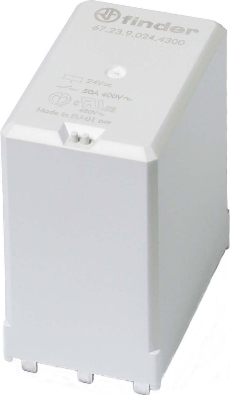FINDER SPA - FIN672390124300S RELE DI POTENZA C.S. 3 CONTATTI 50A