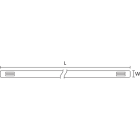 HELLERMANNTYTON Srl - HEE556-26503 Targhetta rilevabile blu TTAGMC15BEX100S