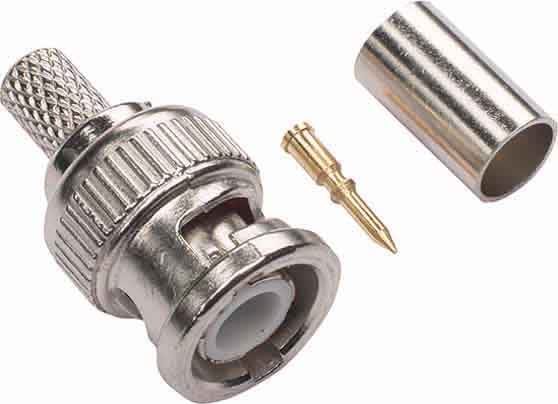 URMET SPA - UTD1090/837 CONFEZIONE 4PZ BNC A CRIMPARE