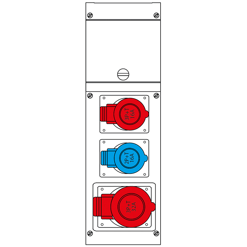 SCAME PARRE SPA - SCA630.3006-324 QUADRO DISTR. PORTATILE BLOCK3