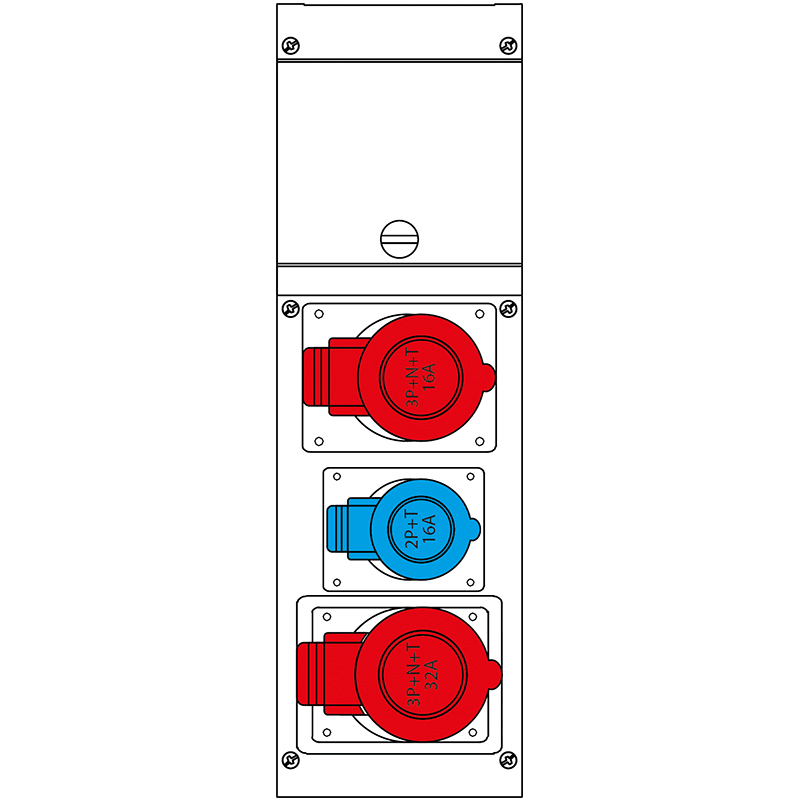 SCAME PARRE SPA - SCA630.3006-325 QUADRO DISTR. PORTATILE BLOCK3
